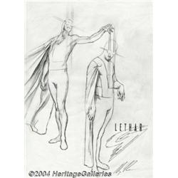 Alex Ross - Original Sketch of Lethar (undated)