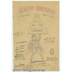 Joe Shuster - Original Illustration, Superboy B