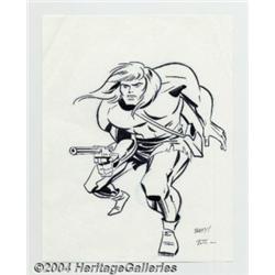 Bruce Timm - Original Sketch of Kamandi (undate