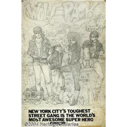 Ron Wilson - Original Art Illustration of Wolfp