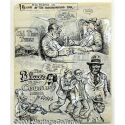 Robert Crumb - Original Sketchbook Page, "Down