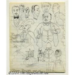 Robert Crumb - Original Sketchbook Page, "Drear