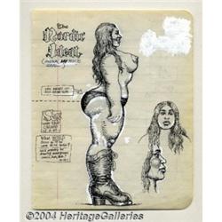 Robert Crumb - Original Sketchbook Page, "Nordi