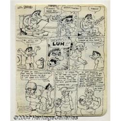 Robert Crumb - Original Art Sketchbook Page, "S