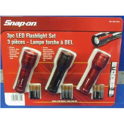New Snap-On 3 pc Flashlight