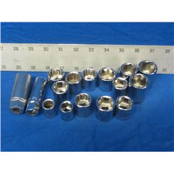 Mastercraft 16pc assorted sockets