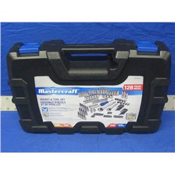 New set of Mastercraft socket set 128 pieces