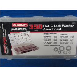 New 350piece flat&lock washer assortment