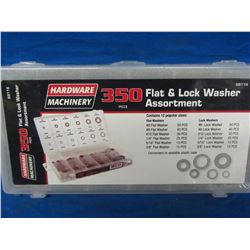 New 350piece flat&lock washer assortment