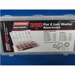 New 350piece flat&lock washer assortment