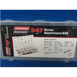 New 347 piece screw assortment