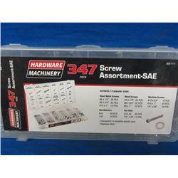 New 347 piece screw assortment