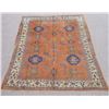 Image 1 : Magnificent Antique Circa 1900 Wool on Wool Turkish Oushak 7x8