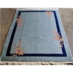 Beautiful Large Handmade Art Deco Nepalese Rug