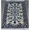 Image 1 : Handmade Wool/Silk Persian Nain 3x2