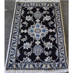 Beautiful Handmade Silk Blended Persian Nain 2x3