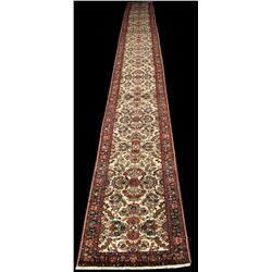 Authentic Persian 26' Runner, Extremely Rare "