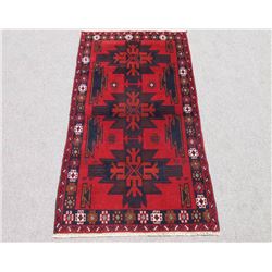 Highly Collectible Semi Antique Wool on Wool Persian Balooch