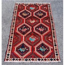 STUNNING GEOMETRIC MEDALLION DESIGN PERSIAN HAMEDAN