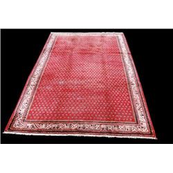 Herat Oriental Semi-Antique 1960's Indo Hand-Knotted Sarouk Mir