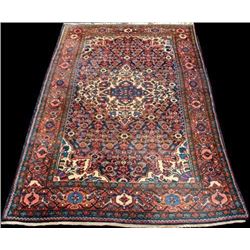 Semi Antique Persian Malayer Handmade Rug