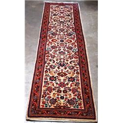 BEAUITFUL ALLOVER FLORAL PERSIAN SAROUK RUNNER