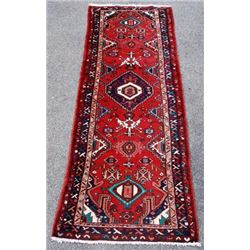 Beautifully Decorated Persian Hamadan Runner 10'