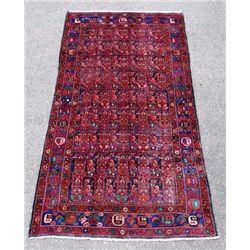 Very High Quality Lustrous Semi-Antique Hosseinabad Rug