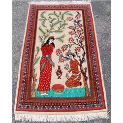 Simply Gorgeous Hand Woven Persian Tabriz Pictorial