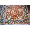 Image 3 : Beautifully Contrasted Vividly Colored Egyptian Rug