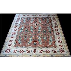 Beautifully Contrasted Authentic Handmade Egyptian Rug