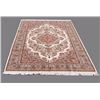 Image 1 : Hand Made Floral Design Persian Tabriz Rug 6x9