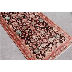 Highly Detailed Handmade Persian Sarouk Runner