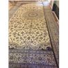 Image 7 : Auction Highlight: Palace Size Pure Silk Persian Nain 34x20