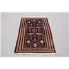 Image 2 : NICELY CONTRASTED VIVID COLORS BALOOCH DESIGN BERGANO RUG