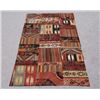Image 2 : SPECTACULAR HANDMADE SEMI ANTIQUE TURKISH PATCHWORK KILIM