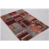 Image 1 : SPECTACULAR HANDMADE SEMI ANTIQUE TURKISH PATCHWORK KILIM