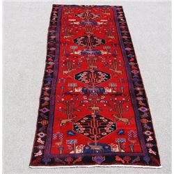 Finely Design Authentic Persian Hamedan Runner 11 ft