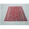 Image 2 : Hand Made Turkmen Rug, 4.7 X 6.0 feet "