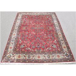 Handmade Allover Design Semi Antique Persian Tabriz 8x11