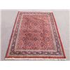 Image 1 : Simply Beautiful Allover Floral Mahal Design Indo Rug 8x12