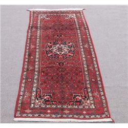 Simply Stunning Handmade Semi Antique Persian Bordjalou Rug 5x11