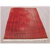 Intricate Knotted Semi Antique Turkman Tribal Rug 9x12