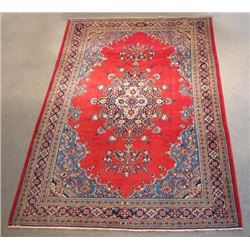 Nice Colors Semi Antique Open Field Persian Sarouk 8x12