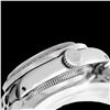 Image 4 : Rolex Men's Stainless Steel, QuickSet, Diam Dial & Diam/Ruby Bezel - REF-441M8H