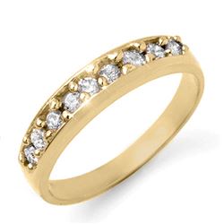 0.50 CTW Certified VS/SI Diamond Ring 18K Yellow Gold - REF-62M9F - 12828