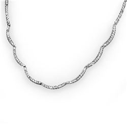 2.0 CTW Certified VS/SI Diamond Necklace 14K White Gold - REF-195N5Y - 13885