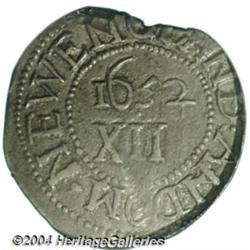1652 SHILNG Oak Tree Shilling AU50 Details,