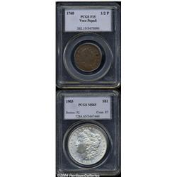 1760 1/2P Hibernia-Voce Populi Halfpenny Fine