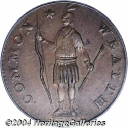 1788 1C Massachusetts Cent MS63 Brown PCGS.